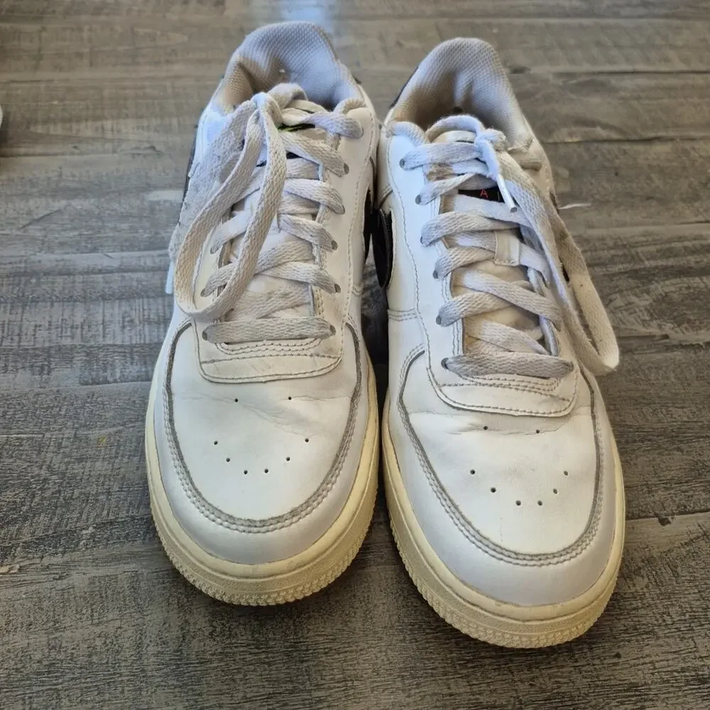 Nike Sneakers Youth 7Y Air Force 1 LV8 3 Casual White Low Top AR7446-100 Shoes
